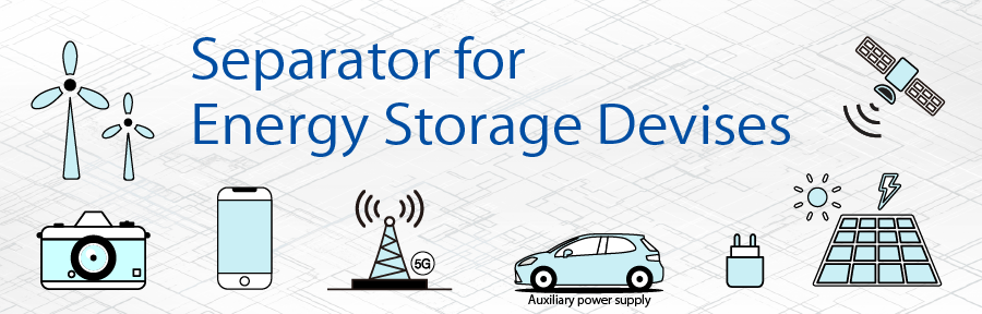 Separator for Energy Storage devises