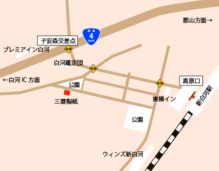 ビジターセンター地図