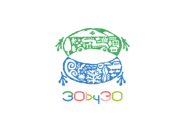 「30by30」ロゴマーク